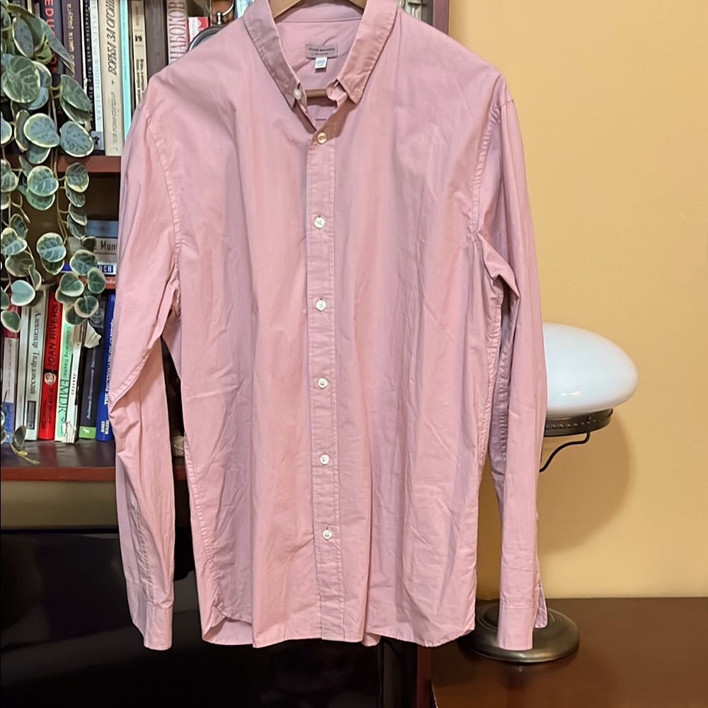 Club Monaco Classic Light Pink Men's Shirt L NWOT